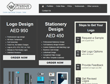 Tablet Screenshot of premiumlogos.ae